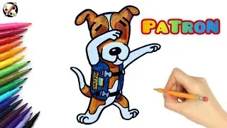 How to Draw a Cute Dog &ldquo;Patron&rdquo;