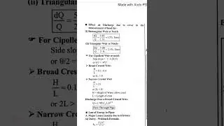 Fluid mechanics ,OCF, Hydraulic machine complete revision,#exam #civilengineering #ssc #engineering