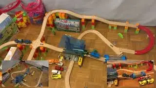[BRIO|ABRICKS cubes|Compatible  Playtive] Suspension Railway Circuit / Circuit  en Suspension Long