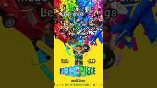 Pharrell Williams Becomes REAL LIFE Lego Figure in New Movie!