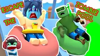 Физзи играет в Roblox Escape the Zombie Pool
