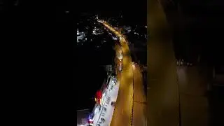 Mingora city at night beauty of Mingora city flyover.  view #swatkpkpakistan