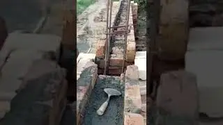 Column concrete filling#shortvideo #filling #