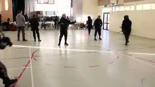Rob Bergin (West Cork HEMA Club) vs Derm Barry (Cork Blademasters)