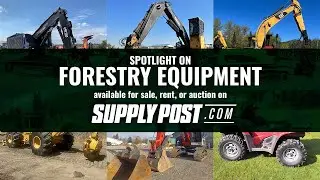 The Latest FORESTRY EQUIPMENT listed for sale on SupplyPost.com 🌲🪵🪓 | Equipment Spotlight