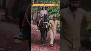 Happiness is riding a horse 🐴😍#shorts #short #horse #hillstation #maharashtra #beauty #happy #love