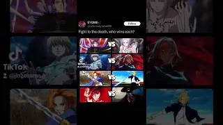 ANIME VS DEATH MATCH'S!!! #shorts #memes #comedy #xyzbca