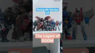 Posing My Version of The Legion of Doom #marvel #godzilla #sonic #transformers #actionfigures