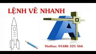 HỌC AUTOCAD | 13 LỆNH VẼ NHANH | PHẦN 1