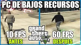 Gta V en PC DE BAJOS RECURSOS (intel (R) hd graphics + 4 GB DE RAM ) SIN TARJETA GRAFICA AUMENTA FPS