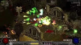[5 Min Ruined Cistern Map] Cobra Strike Summoner Assassin Test #5 | 190k DPS | S12 Closed Beta PD2