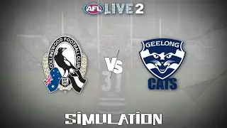 AFL Live 2 (2013) - Collingwood Magpies vs Geelong Cats [Gameplay Simulation]