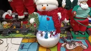 Animated Musical Winter Wonderland Snowman