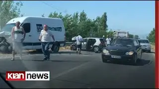Aksident i trefisht&euml; n&euml; Kryebushat/ Humb jet&euml;n 37-vje&ccedil;ari, plagoset gruaja me dy f&euml;mij&euml;t e mitur