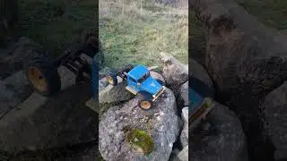 Fcx24 Power Wagon RC Truck. Crawling is Hard!
