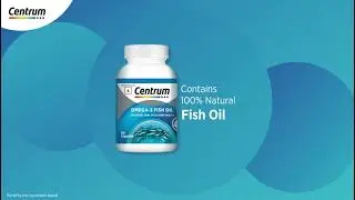 Centrum Omega-3 Fish Oil | Product Video | 100% Natural, Sourced for Arctic Fish