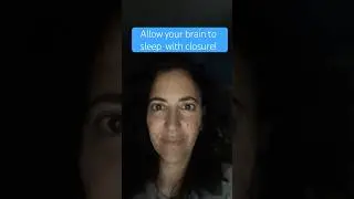 Closure - stops your brain from turning off your mind and getting to sleep.  Try recognizing it.