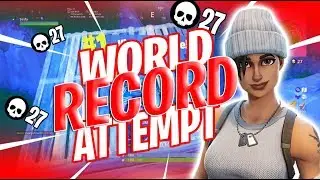 INSANE SOLO SQUAD WORLD RECORD ATTEMPT| Fortnite Builder Pro (xbox)