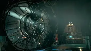 Batman: Arkham Knight Ambience | Clock Tower | Rain Relaxing ASMR Work/Study Sleep aid