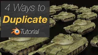 [3.1] Blender Beginner Tutorial: 4 Different Ways to Duplicate