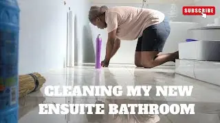 ✨CLEANING MY NEW ENSUITE BATHROOM || House to Home UPDATE #cleaningmotivation 