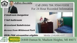 Downtown Madison Heights MI homes for sale
