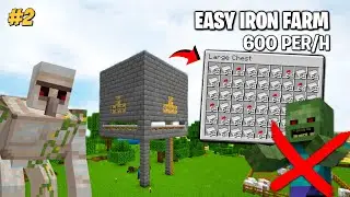 FINALLY I BUILD UNLIMITED IRON FARM || MINECRAFT GAMPLAY #2