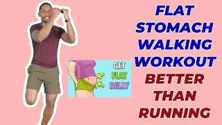 45-Minute Flat Stomach  Walking Workout Better Than Running for 1 Hour
