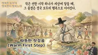 [행복편지-0982호] 따뜻한 첫걸음 (Warm First Step)  [행복노래-307] #행복편지 #행복연습 #세상애끌림 #행복한농부 #임실 #김철호