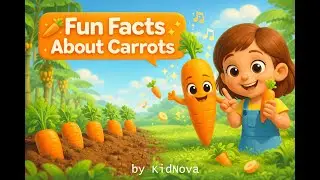 CARROT FUN FACTS 🥕 #kidlearningvideos