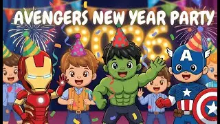 Avengers New Year Party: From Little Heroes to Forever Family &ndash; Welcoming 2026 🎉🟢✨
