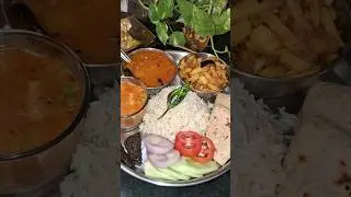 Desi Bihari Thali Recipe | Veg Thali | Lunch 😋🤤 #food #shorts #bihari #biharifood #bihar #thali