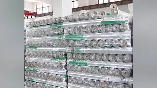 Reinforcing Fiberglass Fabric Mesh and PE Mesh PE coated vapor barrier for roof