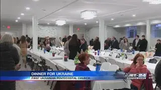 Local Ukrainian church shows appreciation for community with dinner