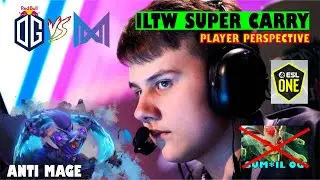 OG VS Nigma ESL One ILTW Dota 2 Anti Mage Destroy Sumail Medusa