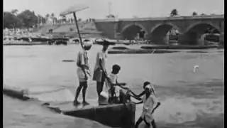 Old Madurai, South India, in 1945 and now