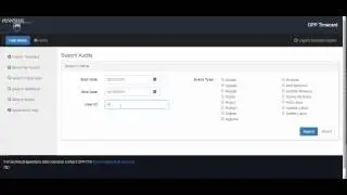 Supervisor Search Timecard Audits