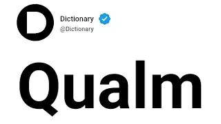 Qualm Meaning In English