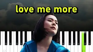 Mitski - Love Me More  (Piano tutorial)