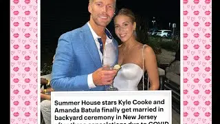 Summer house Reality stars Kyle Cook and Amanda FinallyWEDDING BELLS  Tie the Knot