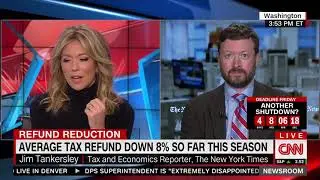 Tax refunds won't just be smaller, they'll be late thanks to Trump's shutdown: NYT reporter