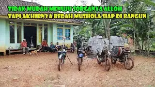 Dengan Penuh Rintangan..Akhirnya Jalan Menuju Sorganya Alloh Terbuka Lebar. Mushola Siap Di Bangun.