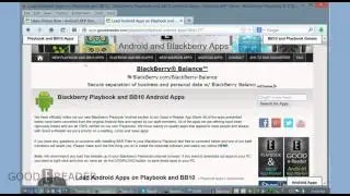 How to Sideload Android Apps on the Blackberry Q5