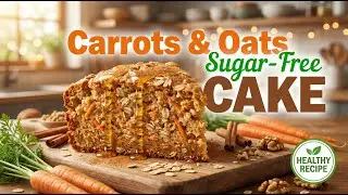 Carrots and Oats Healthy Cake 🥕🍰 Sugar-Free Oatmeal Dessert You&rsquo;ll Love
