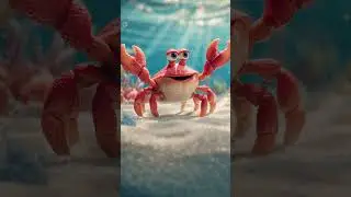 CRAB 🦀 | Sea Animal Song | Ocean Animals | Kids Songs & Nursery Rhymes #shorts