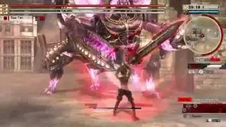 GOD EATER 2 RAGE BURST - Two Rabbit Gambit Solo (Long Blade; Falling Petal)