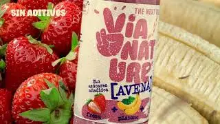 Bebida de Avena, fresa y pl&aacute;tano Vianature, &iexcl;el equilibrio nunca supo tan bien!