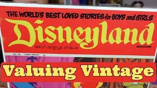 Valuing Vintage - how we figured out value for vintage Disneyland magazine