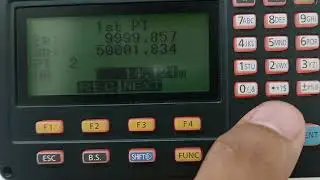 របៀបធ្វើResection Total Station CX 103  #07