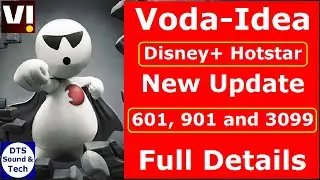 Disney+ Hotstar for 1 Year Subscription Free || VI 601, 901 and 3099 Plan Details || Full Details
